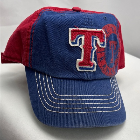 47 Other - 47 Brand Texas Rangers Blue and Red Baseball Cap